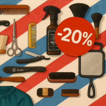 Októbrová špeciálna ponuka: -20 % na barber príslušenstvo 