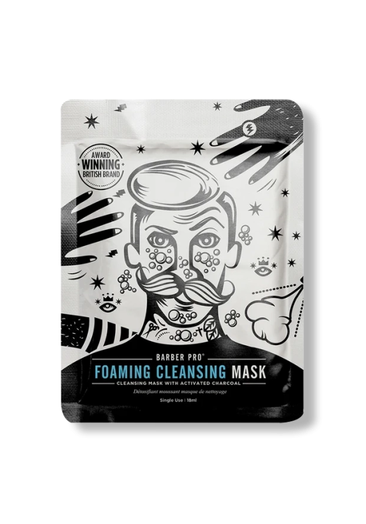 BARBER PRO samopeniaca čistiaca maska na tvár