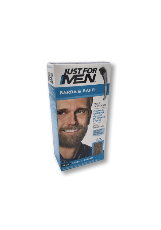 Just For Men Mustache & Beard gél na farbenie brady M25 svetlo hnedá v obchode Beautydepot