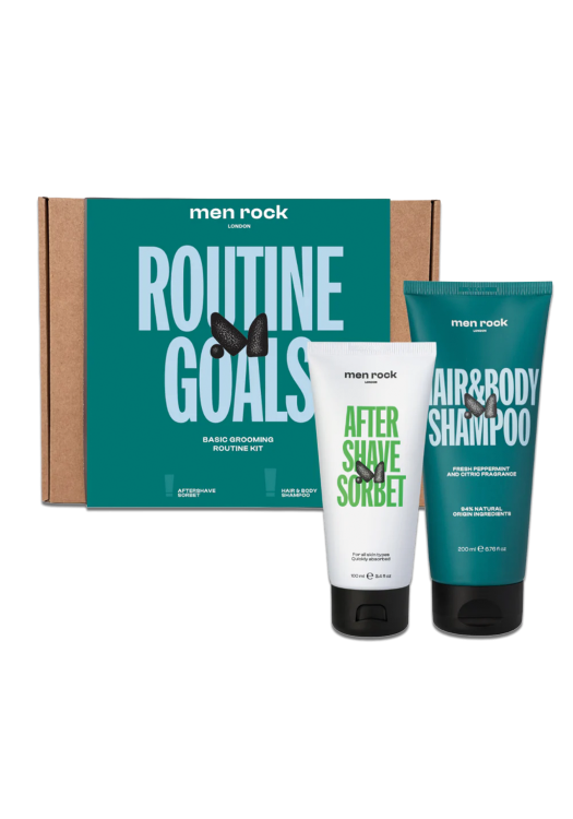Men Rock základná sada pre každodennú starostlivosť Routine Goals