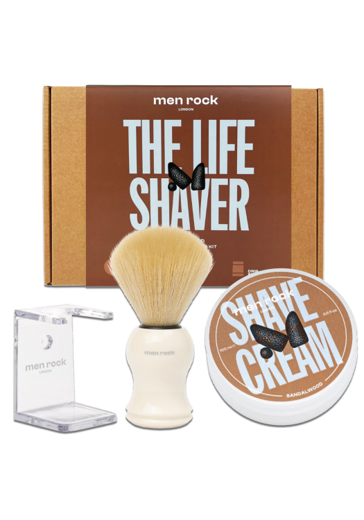 Men Rock základná sada na holenie The Life Shaver - Sandalwood