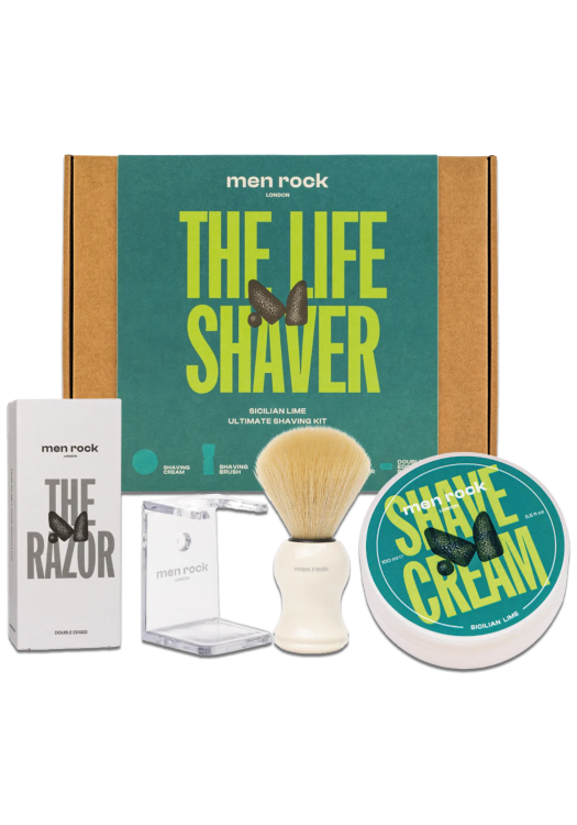 Men Rock kompletná sada na holenie The Life Shaver - Sicilian Lime