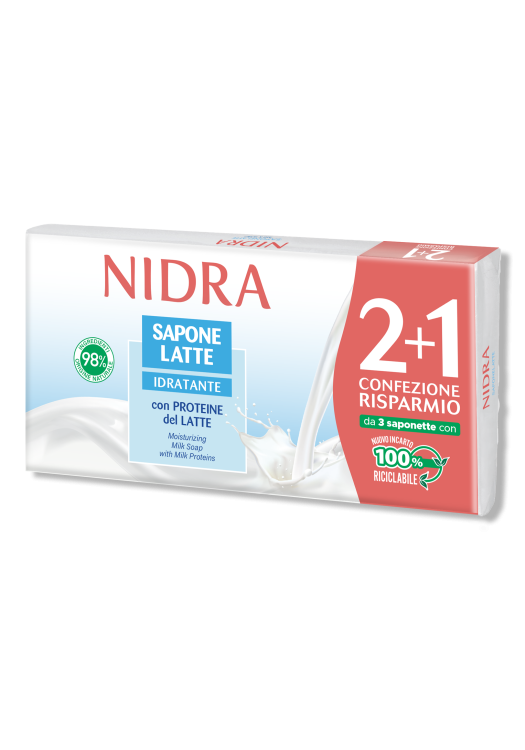 BDS tuhé mydlo na ruky Nidra Velvet 3×90g