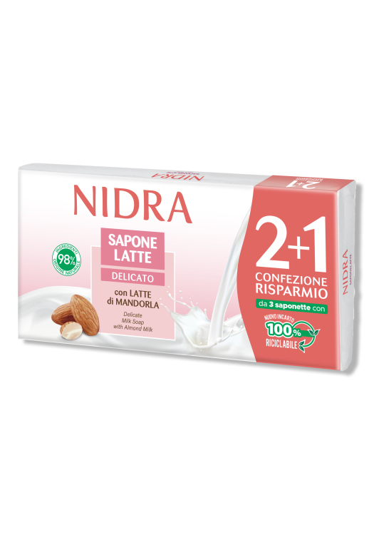 BDS tuhé mydlo na ruky Nidra Delicate 3×90g
