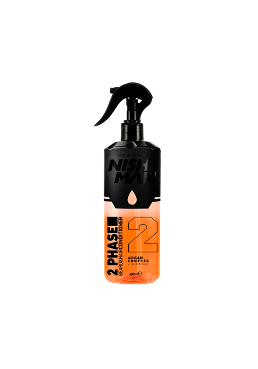NishMan kondicionér na vlasy a bradu 2phase Argan Complex 400ml