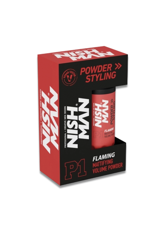 NishMan stylingový púder na vlasy P1 Flaming 20 g