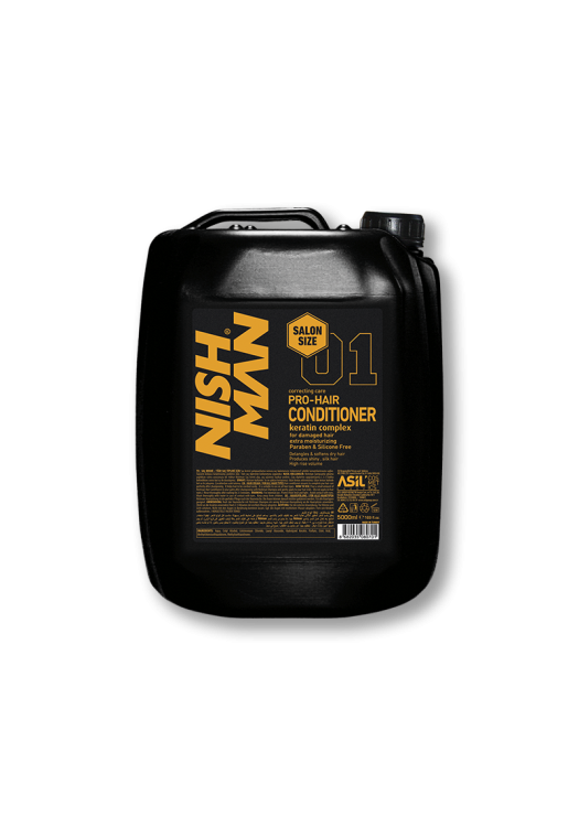 NishMan kondicionér na vlasy s keratínom 01 Pro-Hair 5000ml