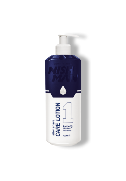 NishMan hydratačné mlieko po holení bez alkoholu Iceberg  400ml