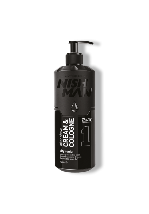 NishMan hydratačný krém-kolínska po holení 1 City Senior 400ml