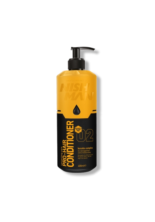 NishMan kondicionér na vlasy s keratínom 02 Pro-Hair 400ml