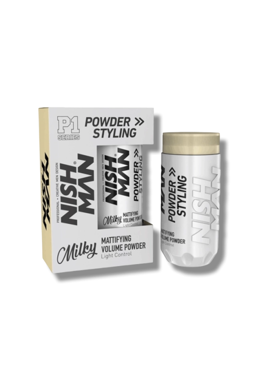 NishMan stylingový púder na vlasy P1 Milky 20g