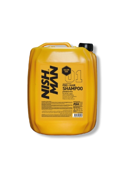 NishMan šampón na vlasy s keratínom 01 Pro-Hair 5000ml