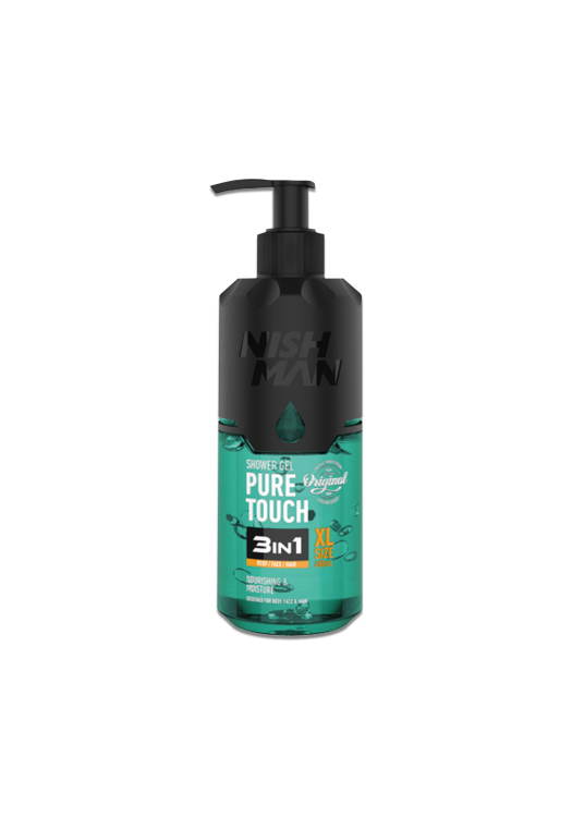 NishMan sprchový gél 3v1 Pure Touch 480ml