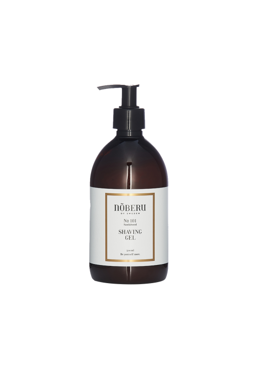 Nõberu transparentný gél na holenie №101 Sandalwood 500 ml