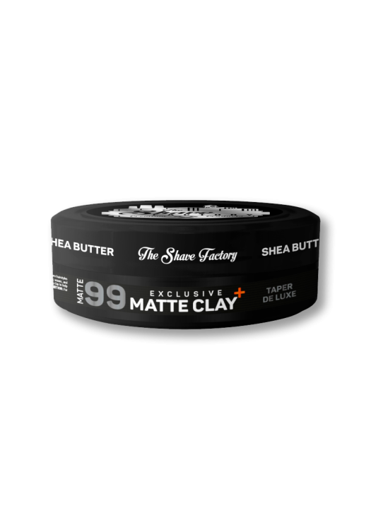 The Shave Factory matný stylingový íl na vlasy 99 Shea Butter 150ml