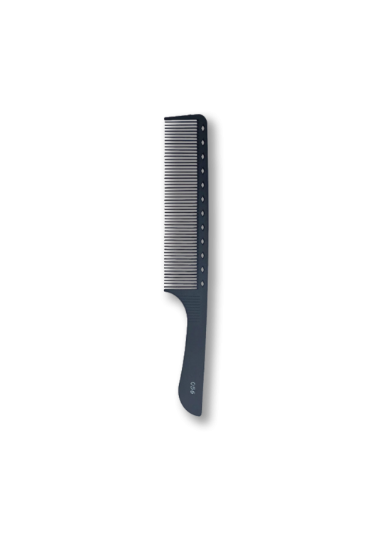 The Shave Factory dlhý úzky hrebeň na vlasy Comb 056