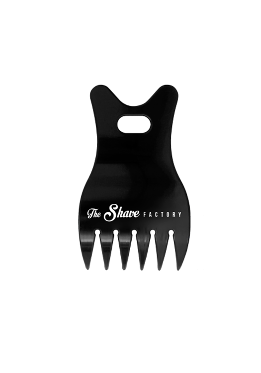 The Shave Factory ergonomický hrebeň na použitie s práškami 042 