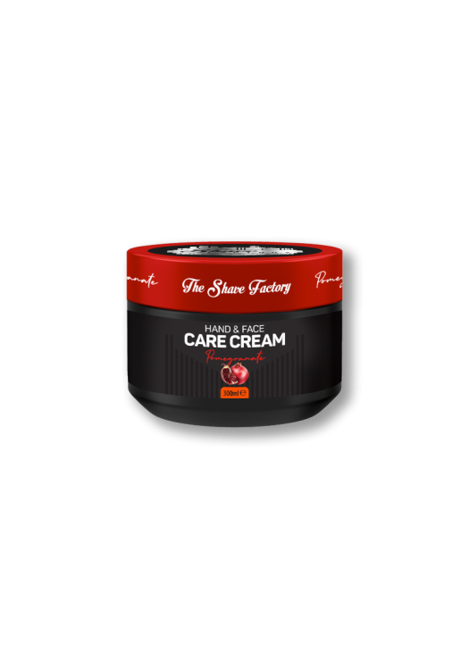 The Shave Factory krém na ruky a tvár s vôňou granátového jablka 300ml