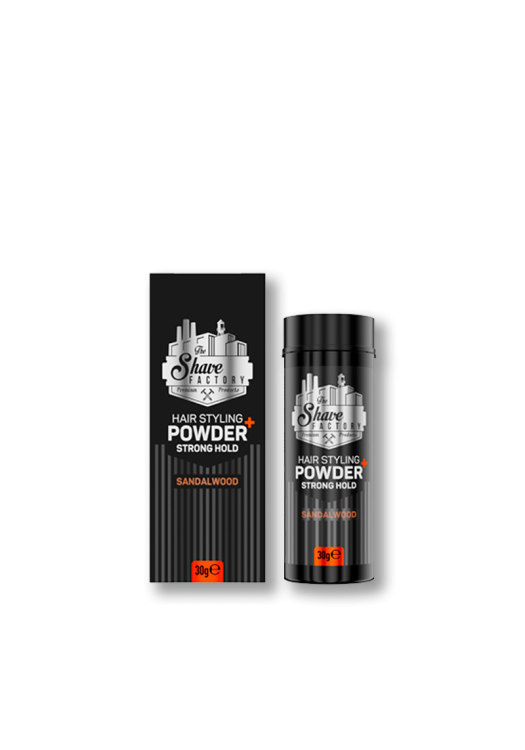The Shave Factory stylingový púder na vlasy Sandalwood 30g