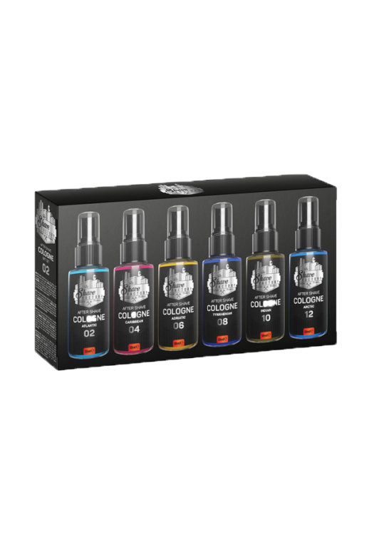 The Shave Factory darčeková sada vôd po holení (6 × 50ml) 02, červená