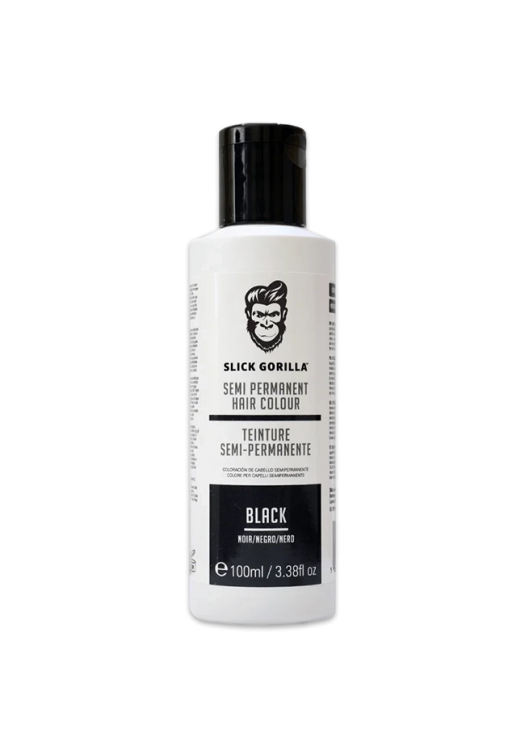 Slick Gorilla polopermanentná farba na vlasy - čierna, 100ml