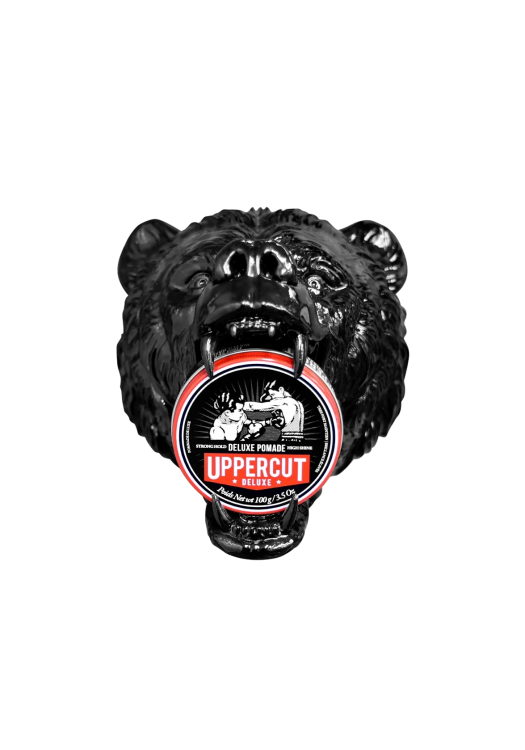Uppercut Deluxe držiak na pomádu v tvare medvedej hlavy