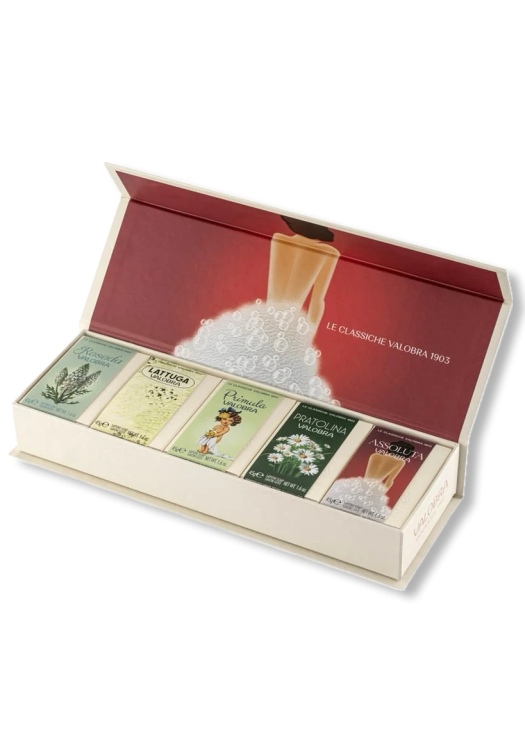 Valobra darčeková sada mydiel Assoluta 5×45g