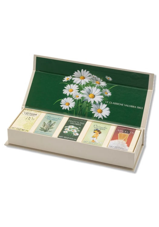 Valobra darčeková sada mydiel Pratolina 5×45g